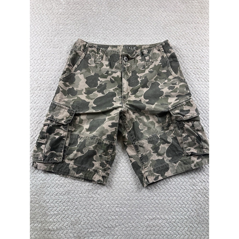 Aeropostale Men's Cargo‎ Shorts Size 30 Camo Military Utility Button Pockets
